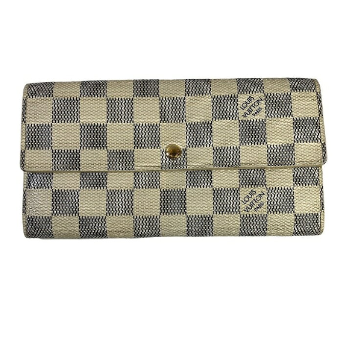 楽天市場】ルイヴィトン Louis Vuitton ダミエアズール ポルトフォイユ  