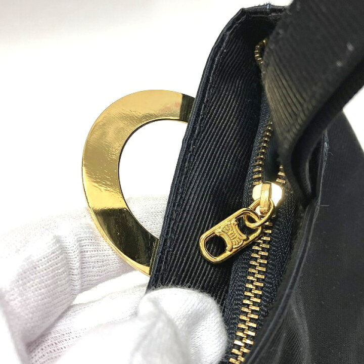 楽天市場】セリーヌ CELINE サークル金具 ナイロン ミニ バッグ  