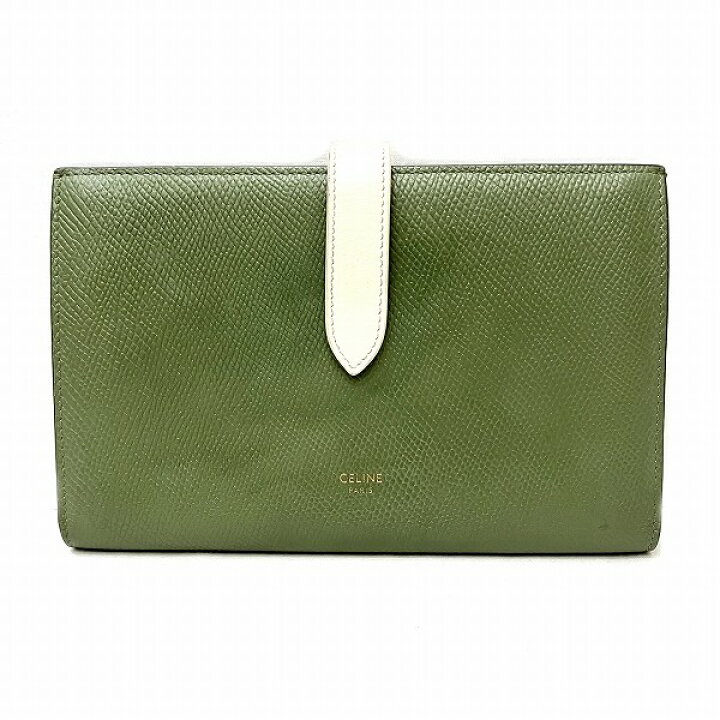 楽天市場】セリーヌ CELINE ラージストラップウォレット バイカラー  
