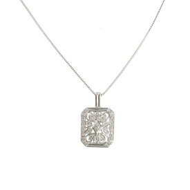 K18WGダイヤネックレス0.30ct/ネックレス/Aランク/85【中古】