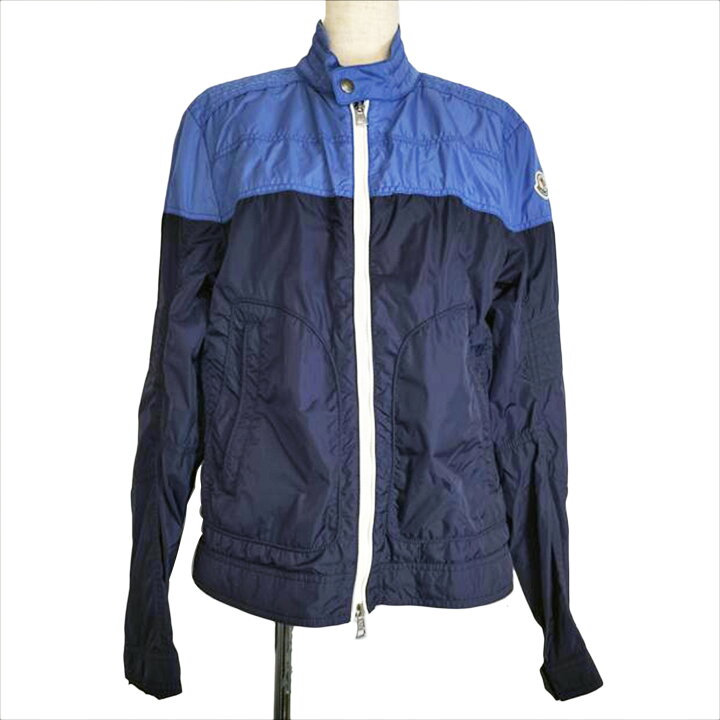 楽天市場】MONCLER モンクレール/ライダース ナイロンジャケット/S  