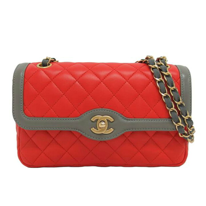 楽天市場】CHANEL シャネル/マトラッセ/バイカラーラムスキン/W 
