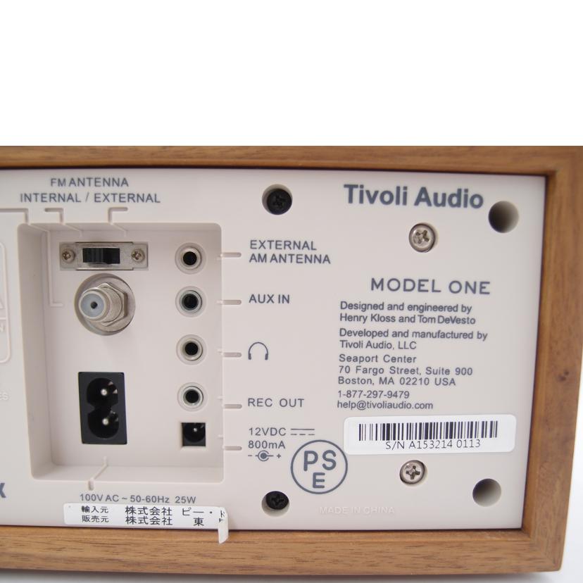 Tivoli Audio チボリオーディオ テーブルラジオ MODEL One A1532140113 スピーカー Aランク 69