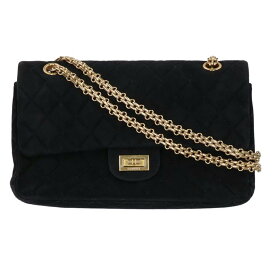 CHANEL シャネル ハンドバッグ レディース/2.55ベロアWフラップチェーンショルダー/546****/シャネル/ABランク/85【中古】