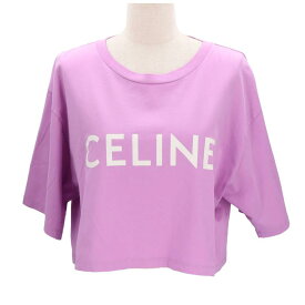 CELINE セリーヌ/クロップドコットンフリースTシャツ/L/レディースインナー/ABランク/09【中古】