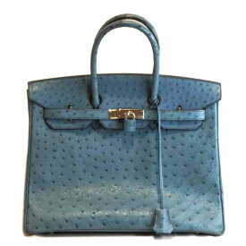 HERMES エルメス/バーキン35/オーストリッチ/□F/エルメス/ABランク/92【中古】