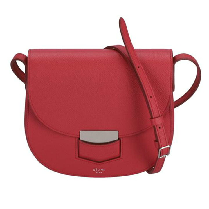 楽天市場】CELINE セリーヌ/スモールトロッター/レザーショルダー 