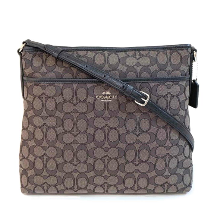 楽天市場】 COACH コーチ/アウトラインシグネチャーファイルバッグ 