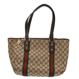 GUCCI グッチ/GGキャンバスシェリーライントートバッグ/137396/205***/グッチ/BCランク/07【中古】