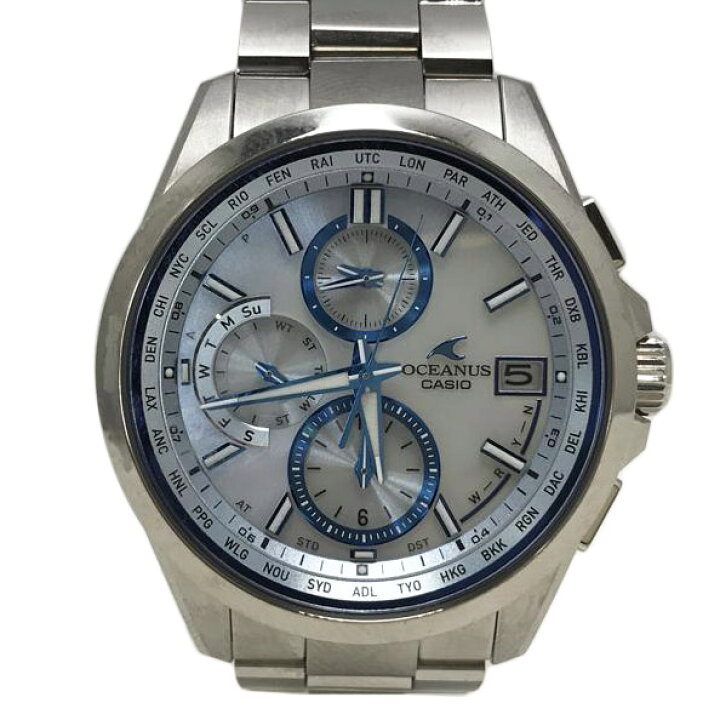 楽天市場】CASIO カシオ/OCEANUS クラシックライン チタン アイス  