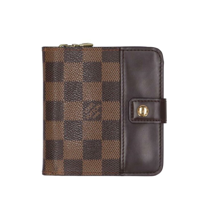 楽天市場】LOUIS VUITTON ルイ・ヴィトン/コンパクト・ジップ/ダミエ  