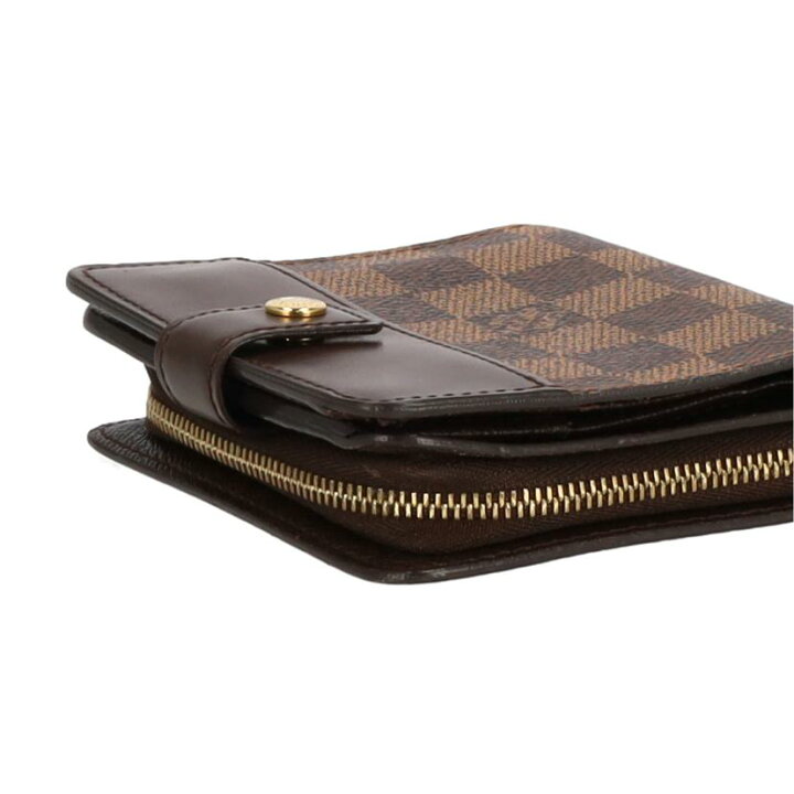 楽天市場】LOUIS VUITTON ルイ・ヴィトン/コンパクト・ジップ/ダミエ  