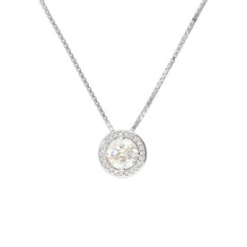 ◎PT950/K18WGダイヤネックレス1.32/0.11ct/ネックレス/ABランク/59【中古】