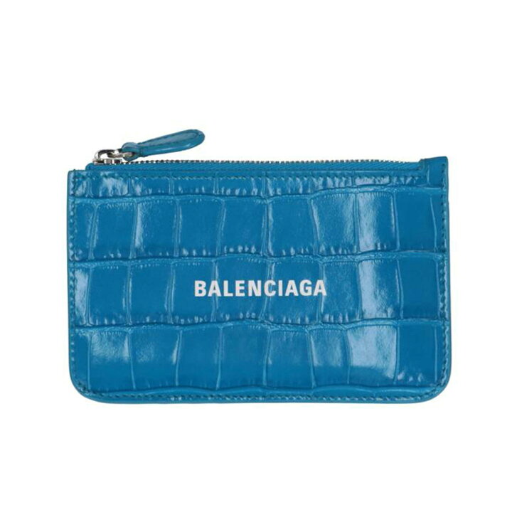 楽天市場】BALENCIAGA バレンシアガ/クロコ型押シレザー小銭入れ  