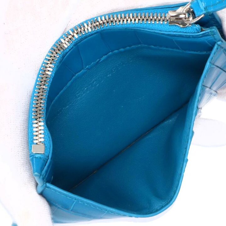 楽天市場】BALENCIAGA バレンシアガ/クロコ型押シレザー小銭入れ  