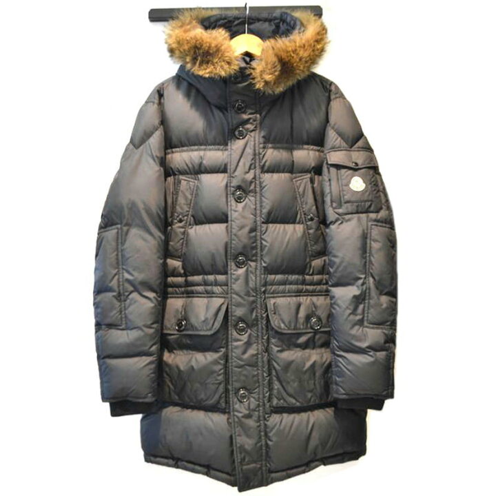 楽天市場】MONCLER モンクレール/AFFTON ロングダウンファーコート/XXL  