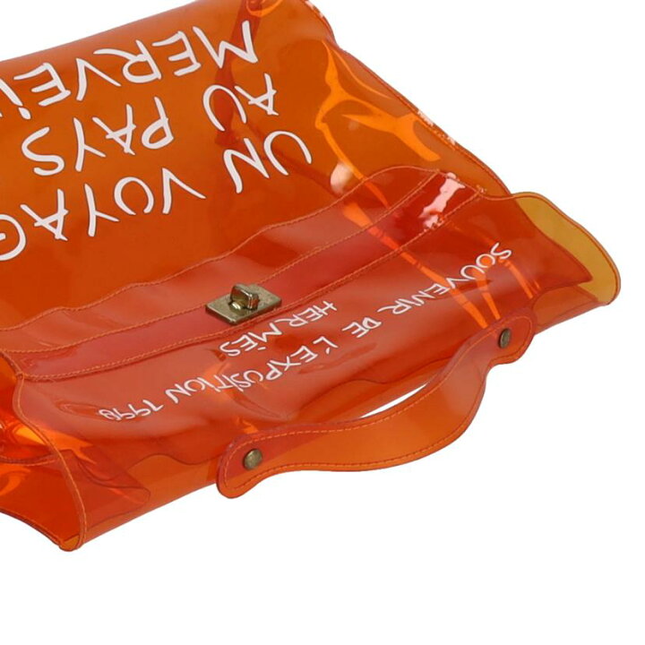楽天市場】HERMES エルメス/記念品/ビニールケリー オレンジ｢不思議の 