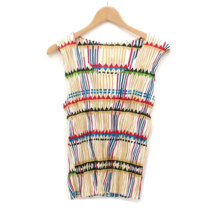 PLEATS PLEASE ISSEY MIYAKE プリーツ PP83-JK651 ノースリーブ T  