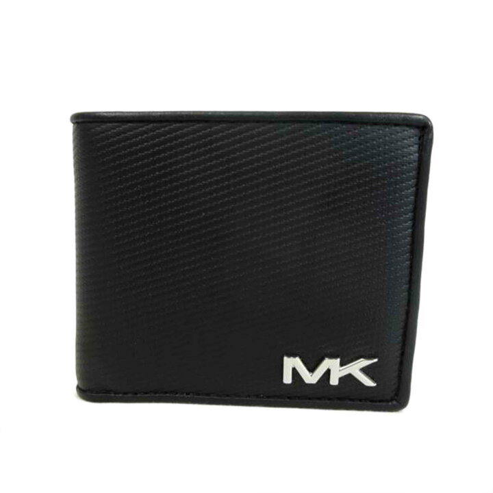 楽天市場】MK マイケルコース/レザーロゴメンズ二つ折り財布/ブランド 