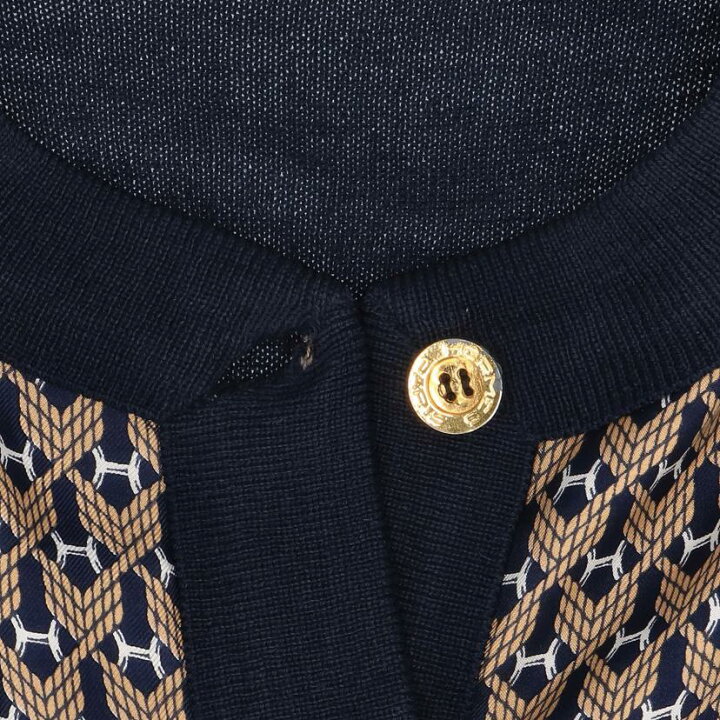 楽天市場】HERMES エルメス/シルクカーディガン/名入リ************/38  