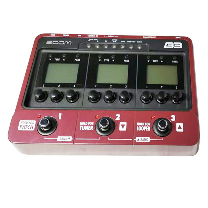 楽天市場】ZOOM ズーム/ベース用マルチエフェクター/B3/027584/Bランク 