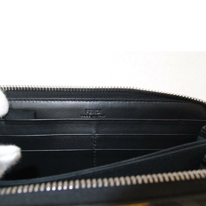 楽天市場】FENDI フェンディ/ズッカ柄ラウンドファスナー長財布 