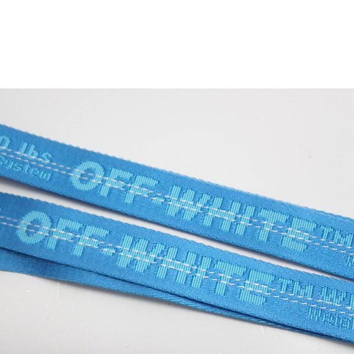 楽天市場】off white オフホワイト/ベルト ブルー､ネイビー  