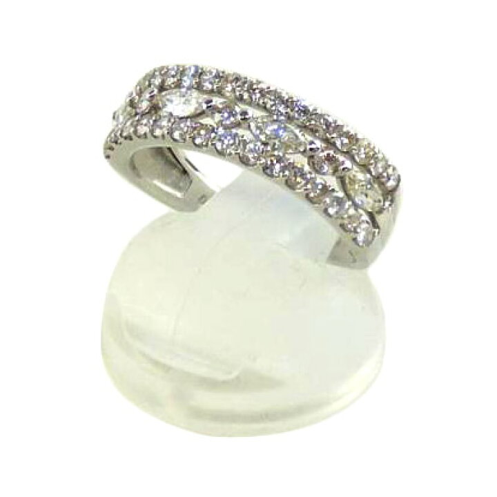 楽天市場】PT900ダイヤリング1.00ct/11号/ABランク/69【中古 