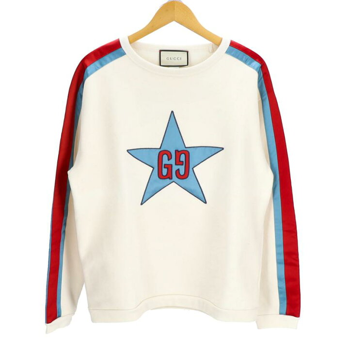 楽天市場】GUCCI グッチ/スタースウェットパーカー/ホワイト/#M/A 