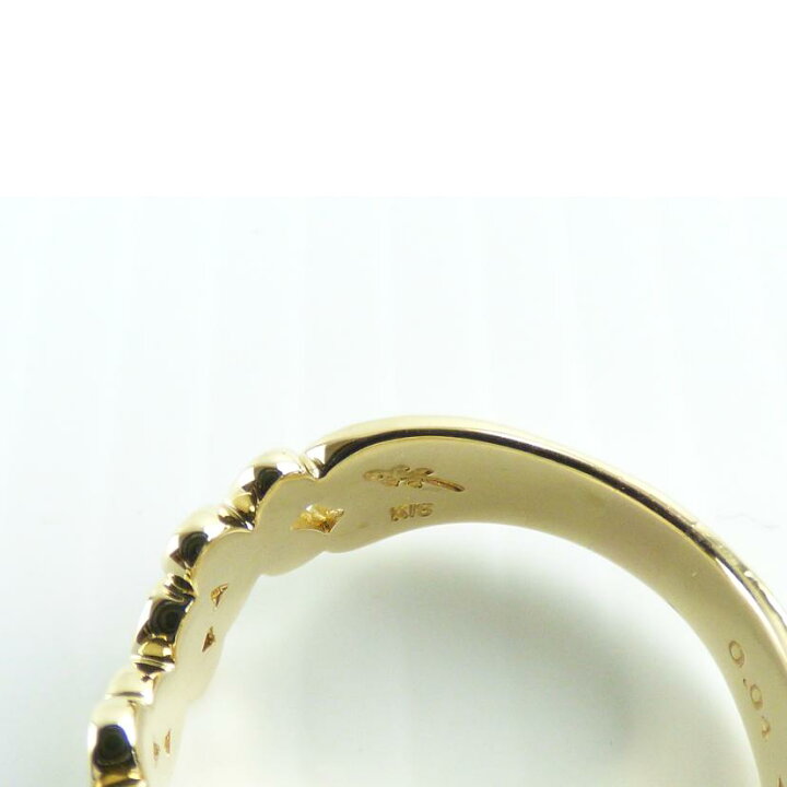 楽天市場】K18ダイヤリング0.04ct/15号/ABランク/64【中古  