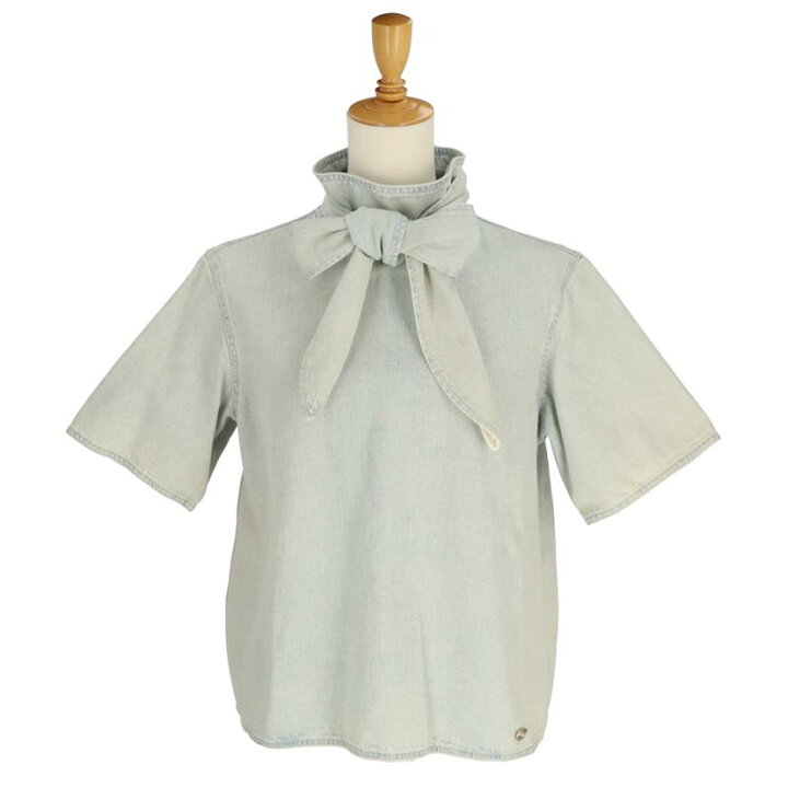 楽天市場】CHANEL シャネル/ボウタイデニムトップス/ABランク/82【中古 