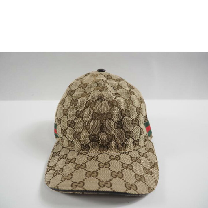 楽天市場】GUCCI/GGキャンバスベースボールキャップ/200035/601***/M