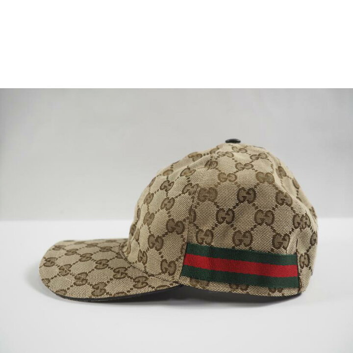 楽天市場】GUCCI/GGキャンバスベースボールキャップ/200035/601***/M 