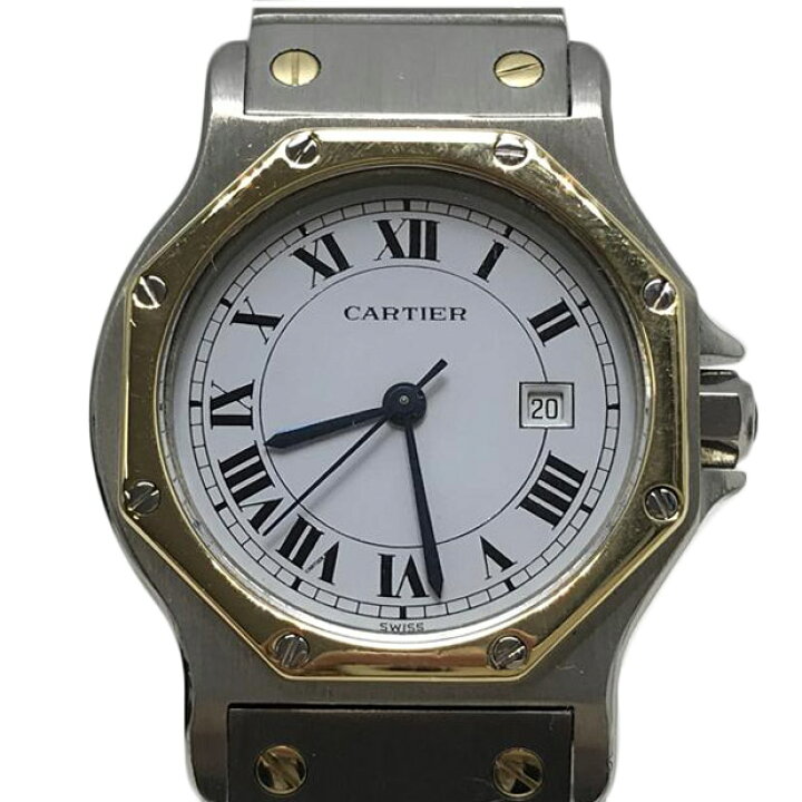 楽天市場】Cartier カルティエ/サントスオクタゴンLM/W2001583/296  
