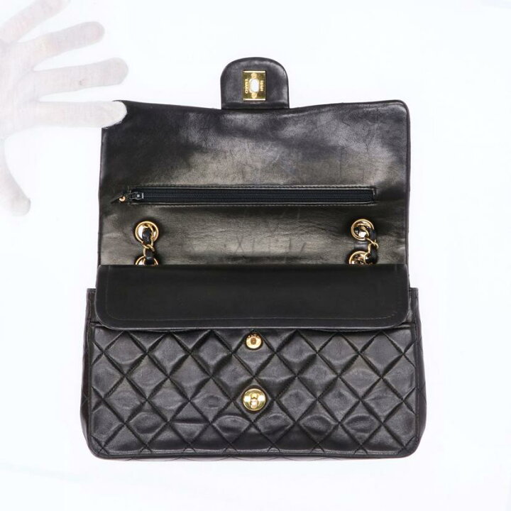楽天市場】CHANEL シャネル/Wフラップ25チェーンショルダー/ラム/325  