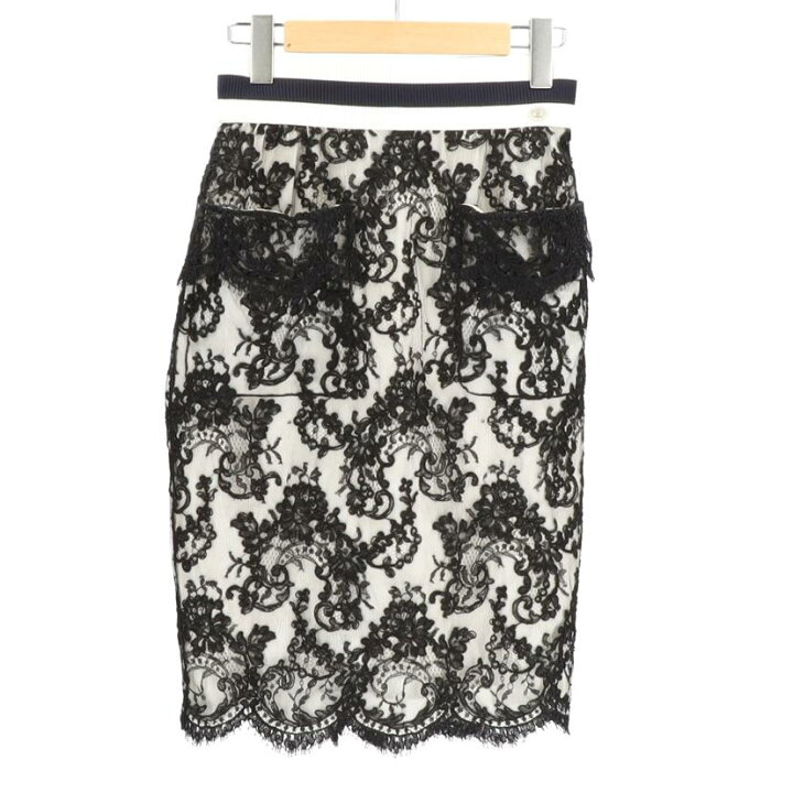 楽天市場】CHANEL シャネル/レースタイトスカート/Aランク/05【中古  