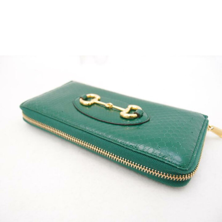 楽天市場】GUCCI/パイソンホースビットラウンドファスナー長財布 