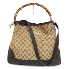 GUCCI グッチ/バンブー2WAYショルダーバッグ 茶/282315/520***/Aランク/82【中古】