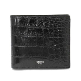 CELINE/バイフォールド二つ折り財布/ブラック/F-I******/Aランク/69【中古】