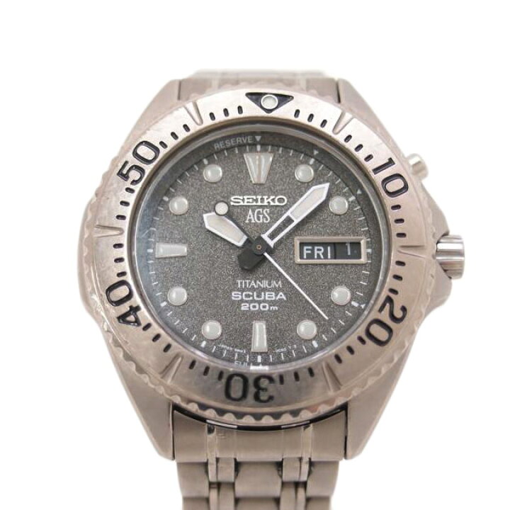 楽天市場】SEIKO セイコー/キネティック/AGS/TITANIUM/スキューバ 