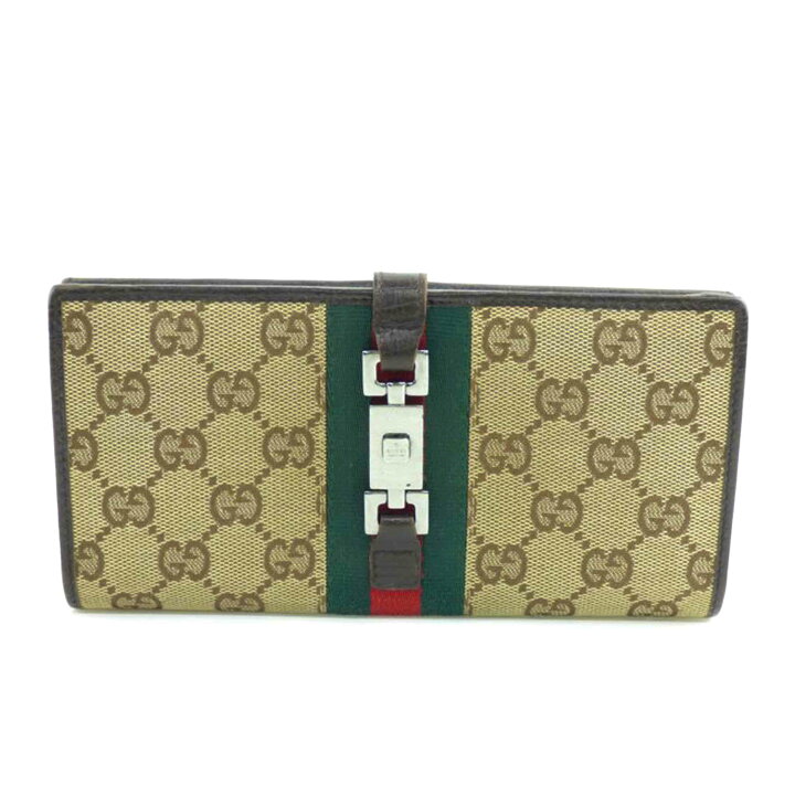楽天市場】GUCCI グッチ/GGキャンバスレザー長財布/05479 /206*/B 