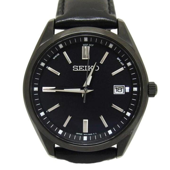 楽天市場】SEIKO セイコー/セイコーセレクション/ブラック文字盤デイト 