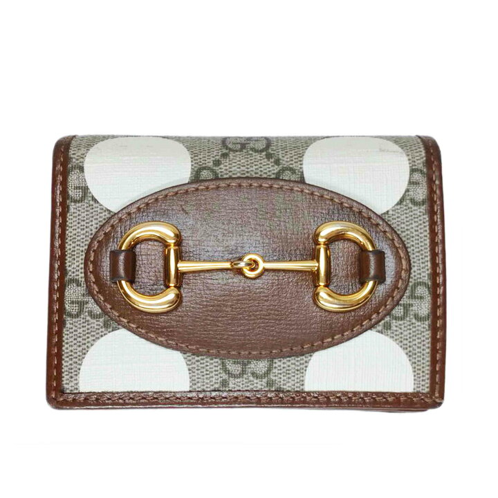 楽天市場】GUCCI グッチ/GGスプリーム ホースビット 二つ折り財布  