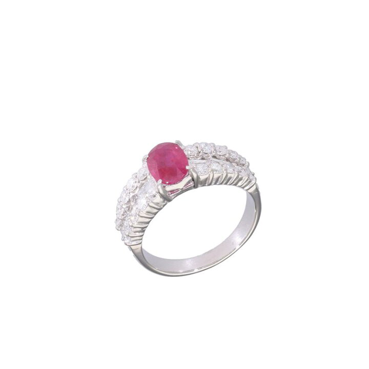 楽天市場】◎PT900ルビーダイヤリング1.40/D1.00ct/Aランク/59【中古  