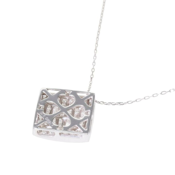 楽天市場】◎K18WGダイヤネックレス2.00ct/Aランク/59【中古  