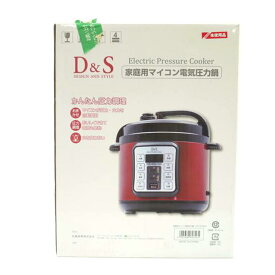 D＆S/家庭用マイコン電気圧力鍋/STL-EC50R/SAランク/69【中古】