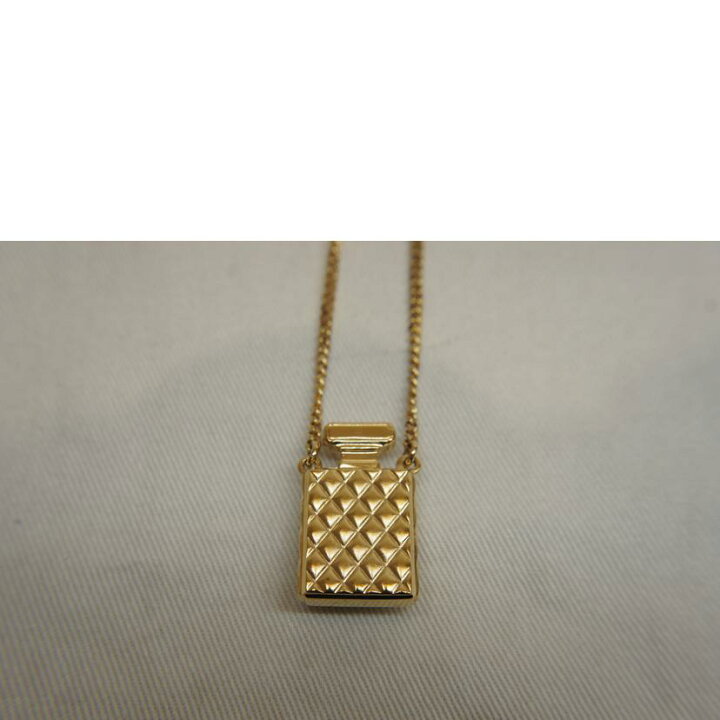 楽天市場】CHANEL シャネル/パフュームネックレスゴールドメッキ/A21/V  