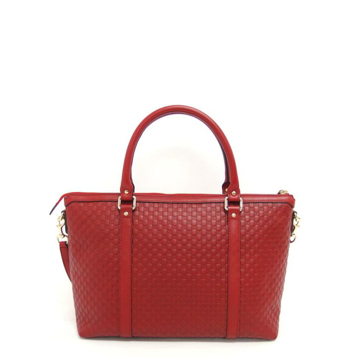 楽天市場】GUCCI グッチ/マイクログッチシマ/2WAYトートバッグ/レッド 