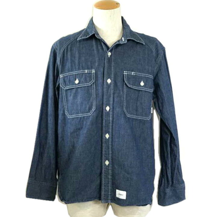 楽天市場】WTAPS ダブルタップス/デニムシャツ/191GWDT-SHM01/Bランク  