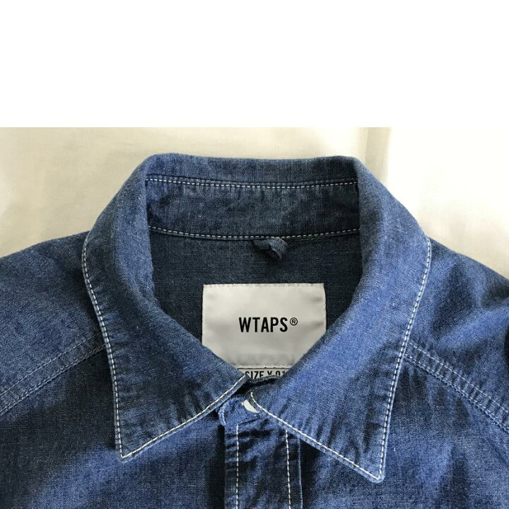楽天市場】WTAPS ダブルタップス/デニムシャツ/191GWDT-SHM01/Bランク 